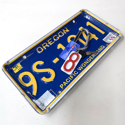 Recycled License Plate Tray