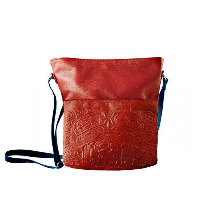 Embossed Leather Solo Bag
