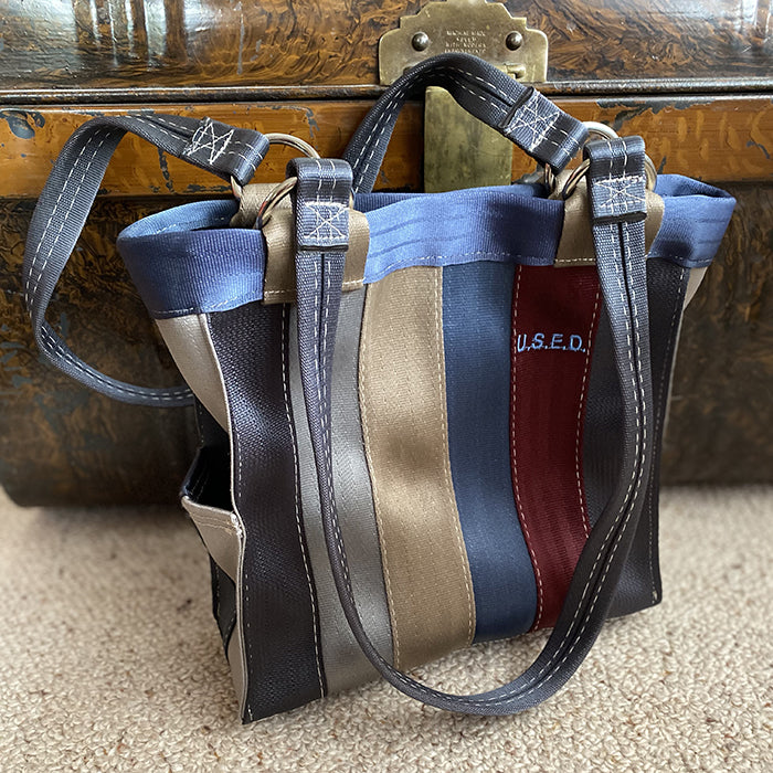 Small Recycled Seat Belt Tote