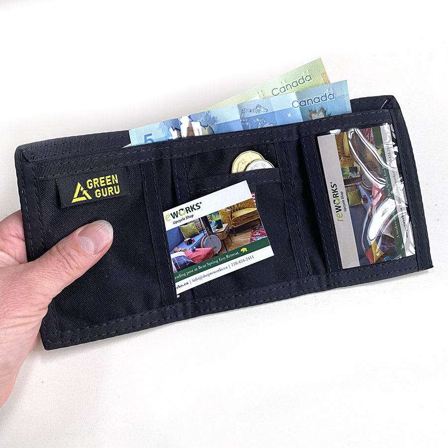 Recycled Bike Tire Tube Tri-fold Wallet