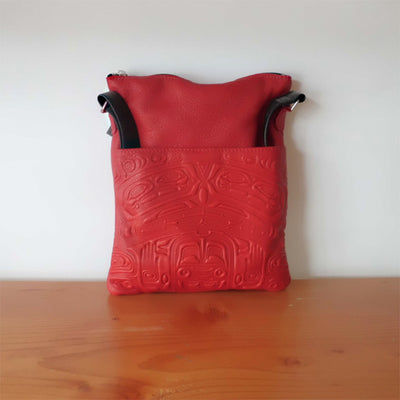 Embossed Leather Solo Bag