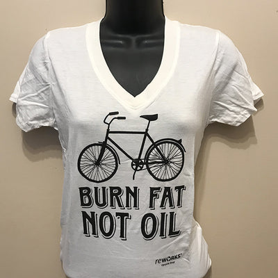 Woman's Burn Fat Not Oil T-shirt