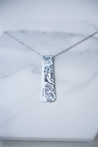 Recycled Aluminum Layered Necklace