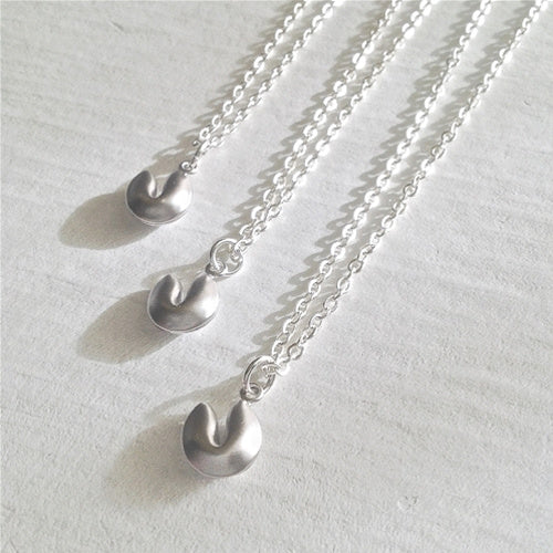 Tiny Silver Charm Necklace