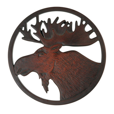 Recycled Glass Trivet  - moose