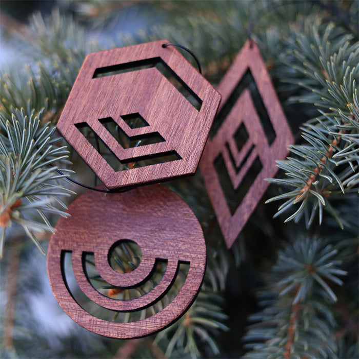 Recycled Skateboard Ornament