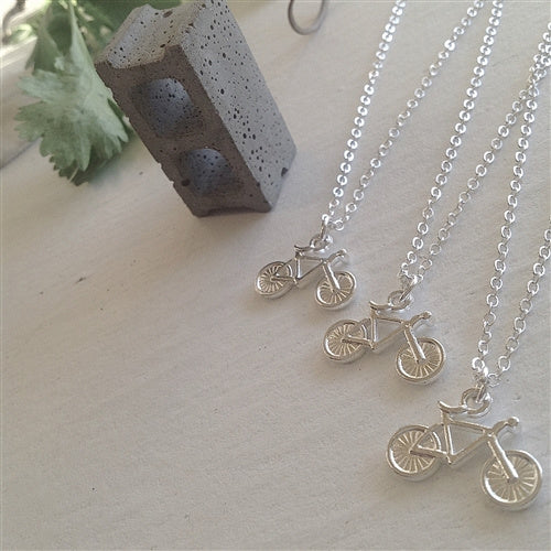 Tiny Silver Charm Necklace