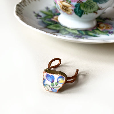 Recycled Tea Cup Ring