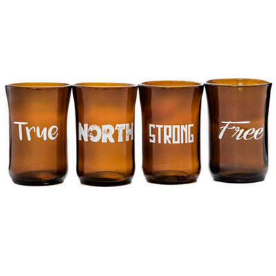 Recycled Glass Tumbler Set - true north